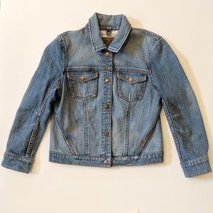 Free People Cropped Denim Jacket